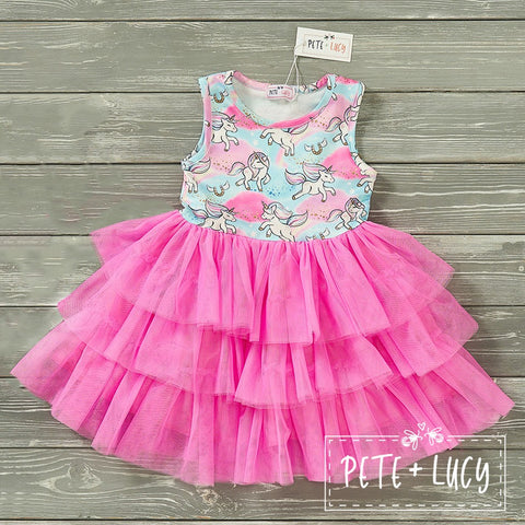 Unicorn Dreams Tulle Dress by Pete + Lucy