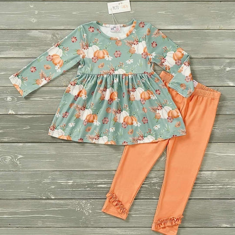 Pumpkin Harvest Two Piece Pant Set by Pete + Lucy