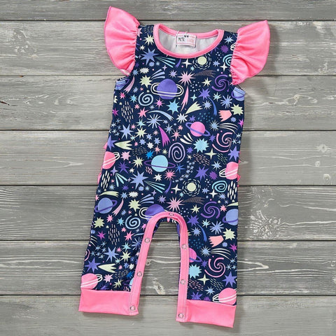 Cosmic Cutie Infant Girl's Romper