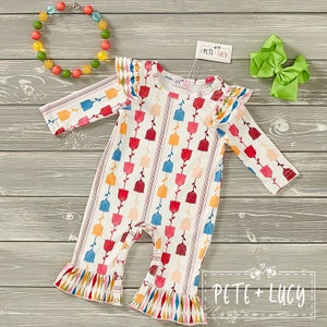 Tulips Girls Romper by Pete + Lucy