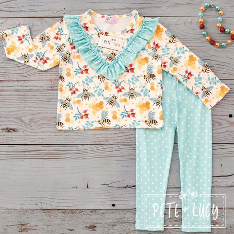 Bees & Honey Pant Set