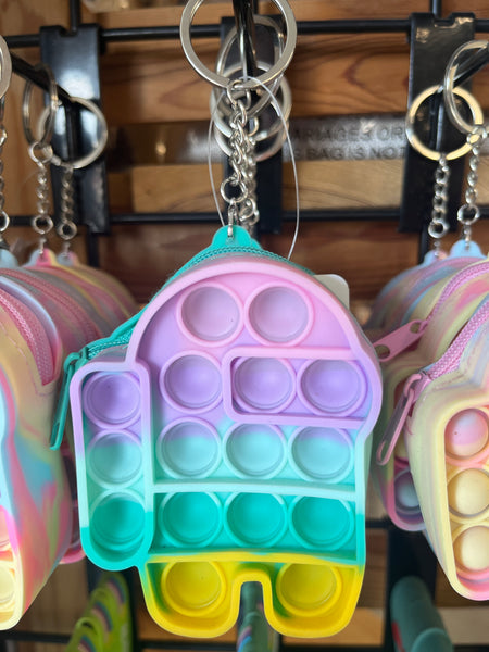 Fidget Popper Among Us Coin Purse