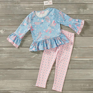 Dancing Dragonflies Pant Set by Pete + Lucy