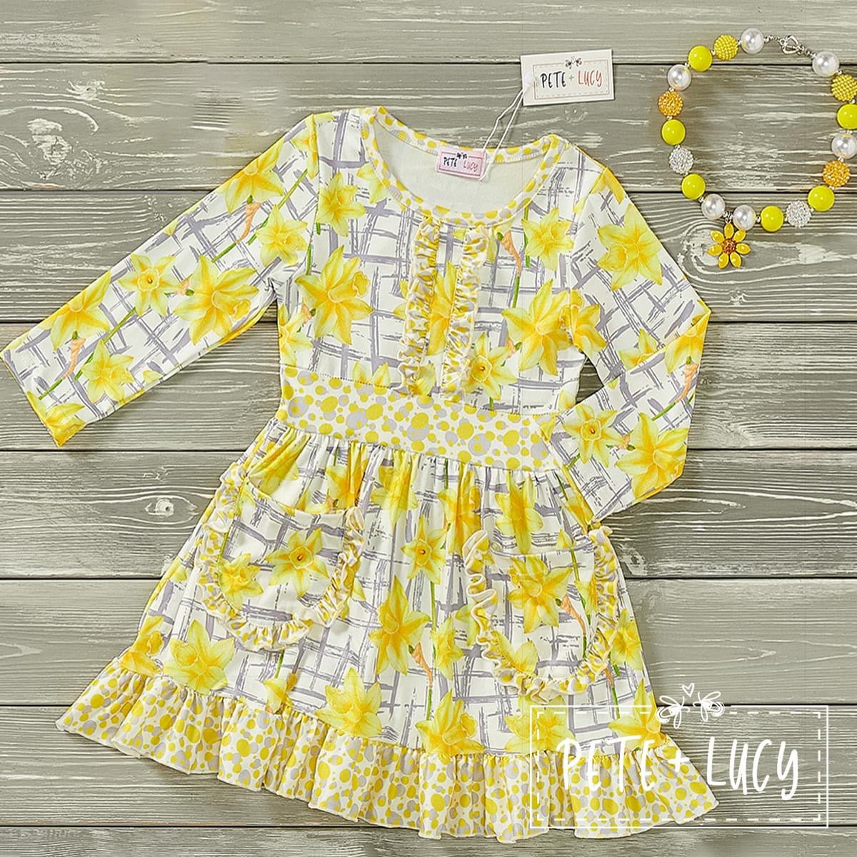 Daffodil Party Dress by Pete + Lucy