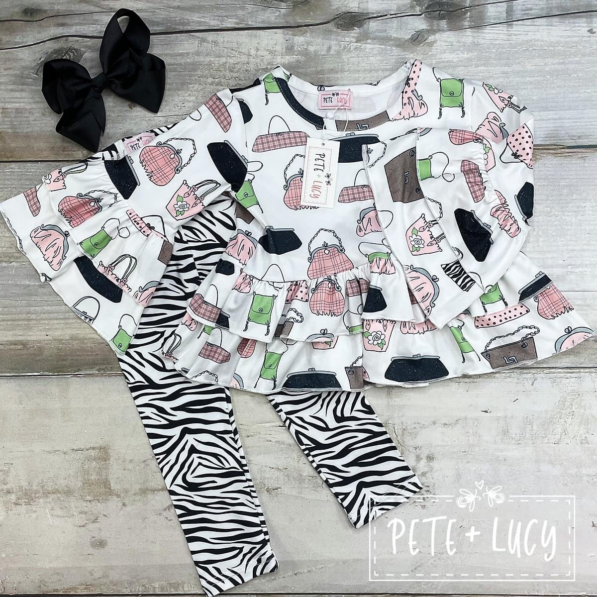 Serendipity's Closet Pete and Lucy shopping bag pant set