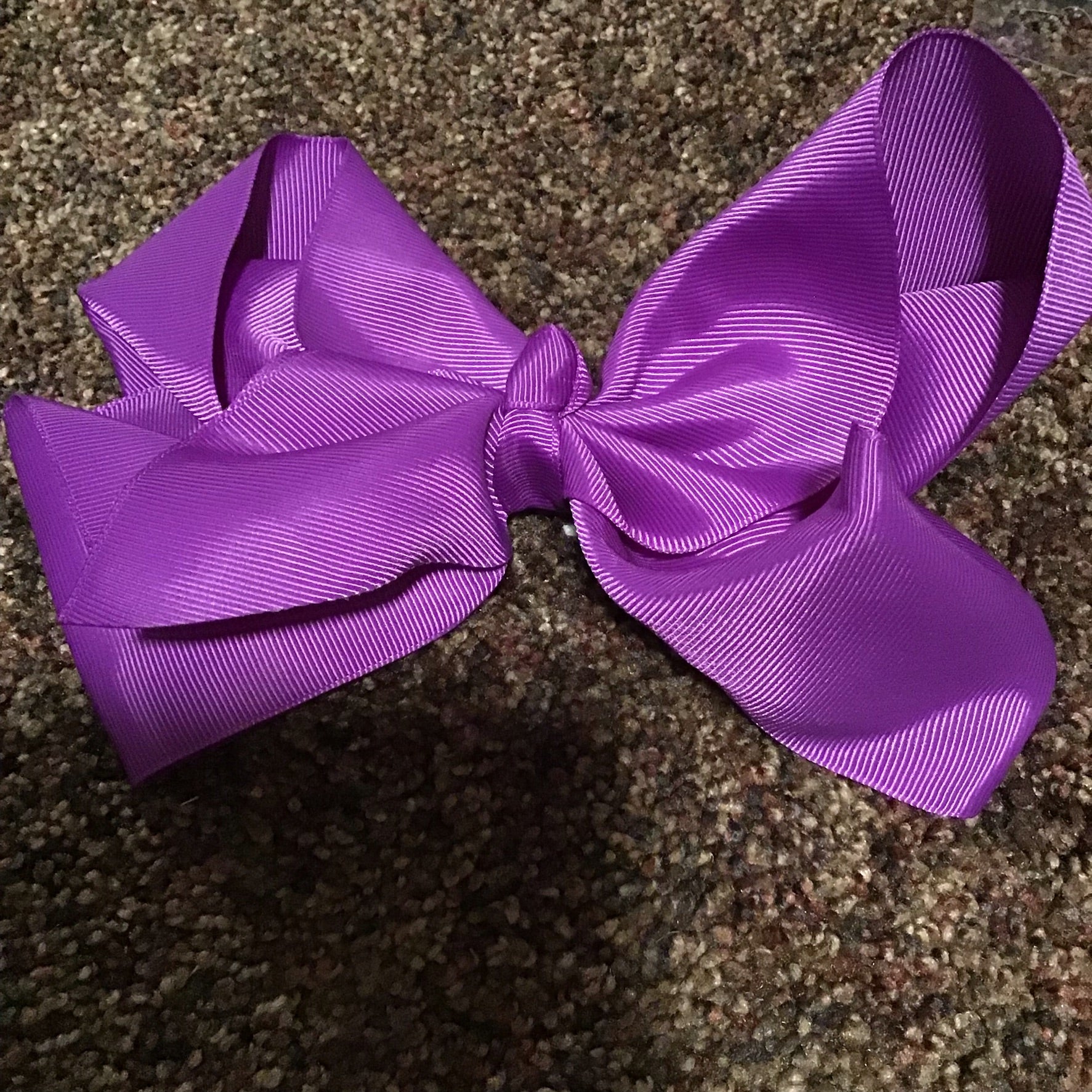 8” Solid Bow - Purple