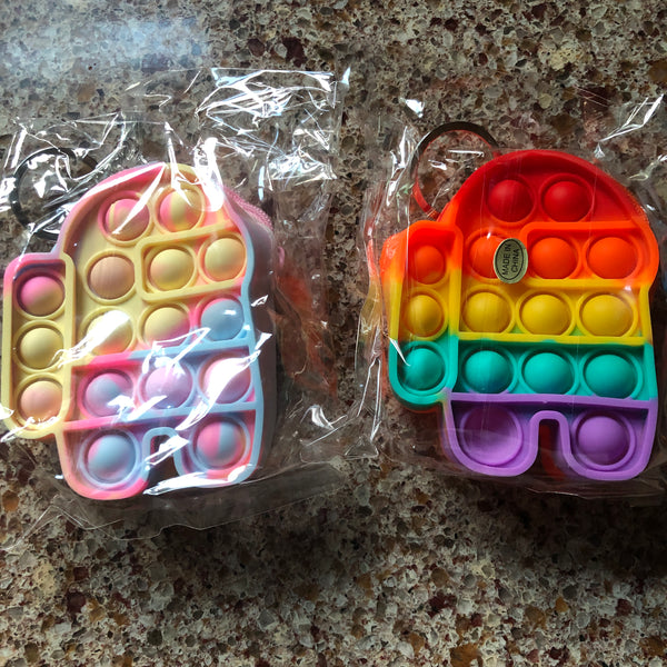 Fidget Popper Among Us Coin Purse