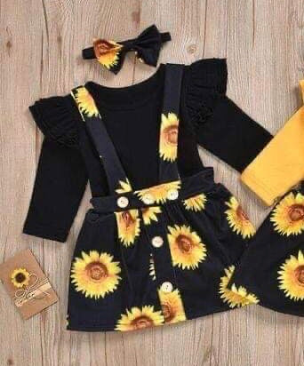 Serendipity's Closet Yu Li sunflower suspender dress