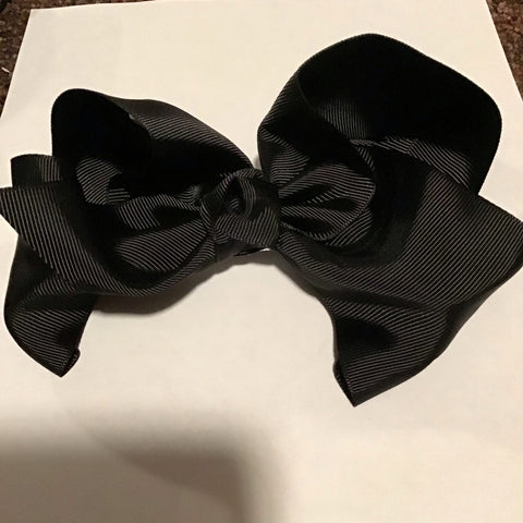 8” Solid Bow - Black