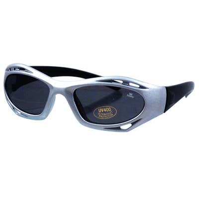 Serendipity's Closet Boys Racing Sunglasses - Silver