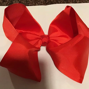 8” Solid Bow - Red