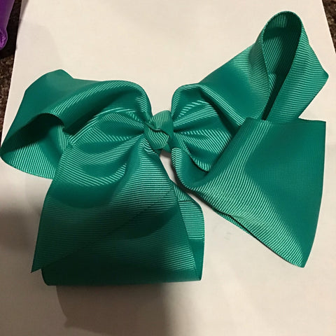8” Solid Bow - Emerald