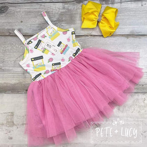 Pete + Lucy Serendipity's Closet Lemonade Stand Tulle Dress