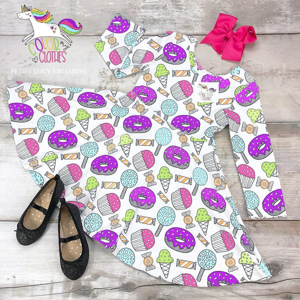 Color My Clothes - Lil' Miss Fashionista Dress