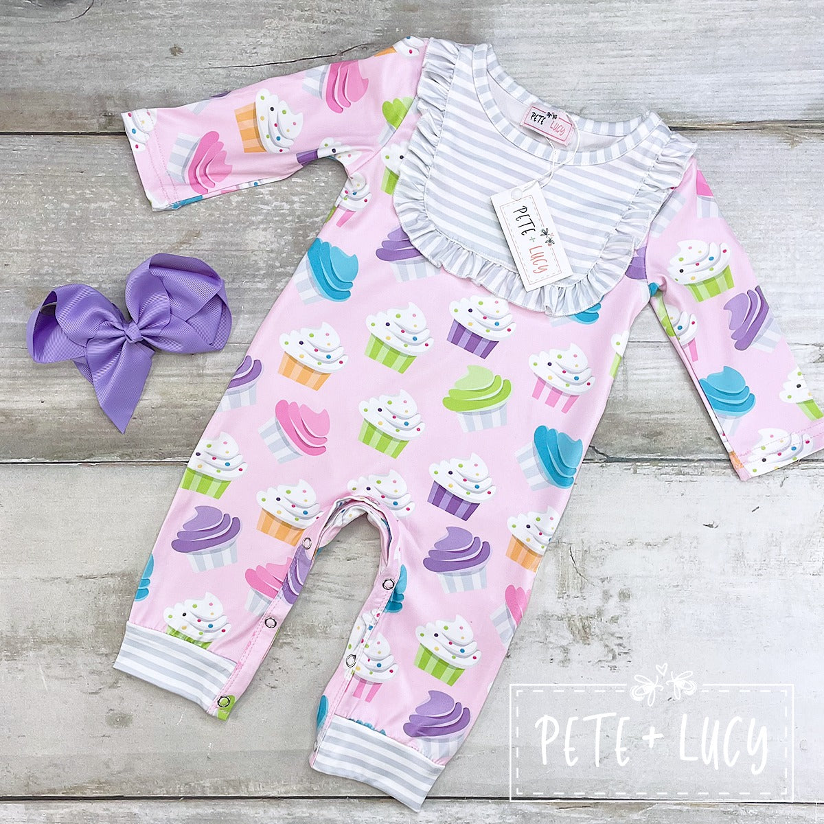 Serendipity's Closet Pete + Lucy Sweet Dreams Infant Girls' Romper