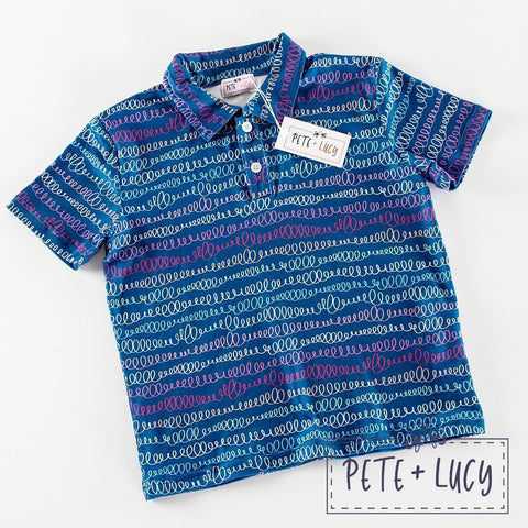 Serendipity’s Closet Pete and Lucy Back to School - Backpack: Boy's Short Sleeve Shirt