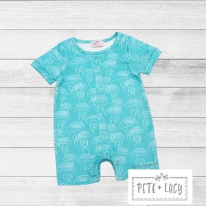 Flippin' with Fishes Boy's Infant Romper