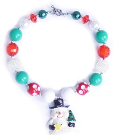 Serendipity's Closet HoneyDew snowman necklace